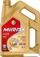 Моторное масло Mirax MX9 0W-20 С5 SN Plus 4л