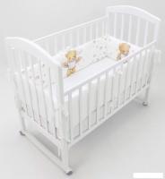 Бампер в кроватку Топотушки Лучик 145 (белый)