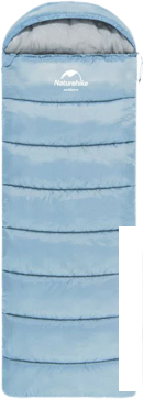 Спальный мешок Naturehike U350 NH20MSD07 (левая молния, голубой)