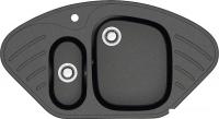 Кухонная мойка Berge BR-9550 (черный матовый)