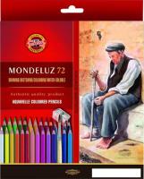 Набор акварельных карандашей Koh-i-Noor Hardtmuth Mondeluz Old Man 3714072003KZ (72 цвета)