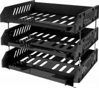 Лоток для бумаг BRAUBERG File 238107 (черный)