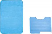 Набор ковриков Вилина Велюр 7174 (голубой)