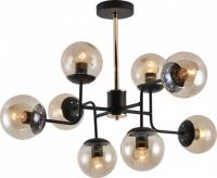 Подвесная люстра Mirastyle MH-1494/8 BK+FGD