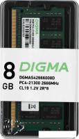 Оперативная память Digma 8ГБ DDR4 SODIMM 2666 МГц DGMAS42666008D