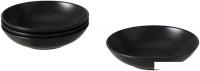 Набор обеденных тарелок Swed House Djup Platta MR3-33 (черный)