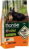Сухой корм для собак Monge BWild Grain Free Mini Adult Duck with Potatoes 2.5 кг
