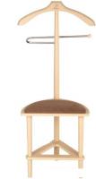 Стойка для одежды Мебелик с сиденьем В 26Н (слоновая кость)