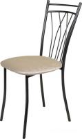 Стул Древпром Премьер ДП2-18 (черный матовый/Bengal бежевый)