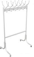 Вешалка для одежды Мебелик на колесах М 11 (металлик)