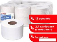Туалетная бумага Laima Universal натуральный 111334 (1 слой, 12 рулонов)