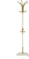 Вешалка для одежды Мебелик Д 1 (золотой/слоновая кость)