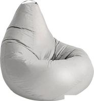 Кресло-мешок Kreslomeshki Груша XL G-120x85-S (серебристый)