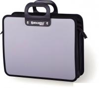 Папка-портфель BRAUBERG Премьер 223083 (серый)