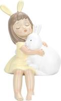 Статуэтка Fissman Девочка с кроликом 0263
