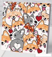 Картина по номерам Школа талантов Корги 7370539