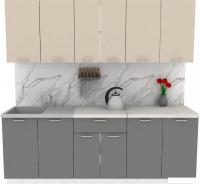 Готовая кухня ЭлиГард Lion 2.2 (персидский жемчуг/дымчатый алмаз/королевский опал)