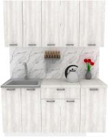 Готовая кухня ЭлиГард Lion 1 1.6 (сосна каньон/королевский опал)