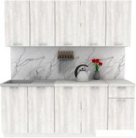 Готовая кухня ЭлиГард Lion 2.0 (сосна каньон/королевский опал)