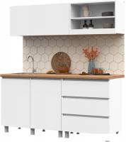 Готовая кухня Стендмебель Хелен 1.7 (белый)