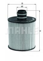 Масляный фильтр Mahle Knecht OX779D