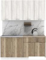 Готовая кухня ЭлиГард Lion 2 1.6 (сосна каньон/дуб каньон/малага)