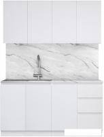 Готовая кухня Артём-Мебель Мэри СН-114 ДСП 1.6м (белый)