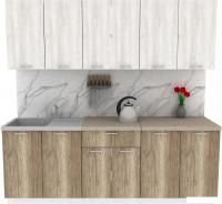 Готовая кухня ЭлиГард Lion 2.2 (сосна каньон/дуб каньон/малага)