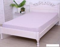 Постельное белье Luxsonia Трикотаж на резинке 180x200 2418 (цветочный розовый)