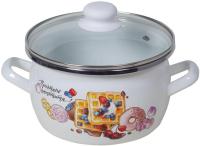 Кастрюля Сантэкс Десерт 1-2450112 (белый)