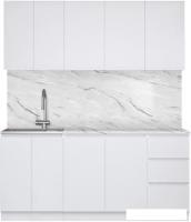 Готовая кухня Артём-Мебель Мэри СН-114 ДСП 1.8м (белый)