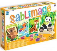 Набор для рисования песком SentoSphere Песочные картинки. Животные Красной Книги 8805