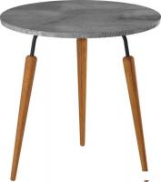 Журнальный столик Мебелик BeautyStyle 22 (орех гикори Grey/черный/бук)