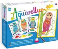 Набор для рисования SentoSphere Aquarellum Совы 692