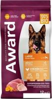Сухой корм для собак Award Adult Large для крупных пород с курицей, индейкой с добавлением тыквы и ш