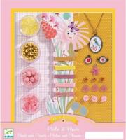 Набор для рукоделия Djeco Бусины и цветочки 09801