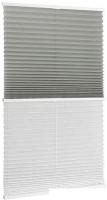 Плиссе Delfa Basic Uni СПШ-3111/3504 Basic Transparent (68x160, серый/белый)