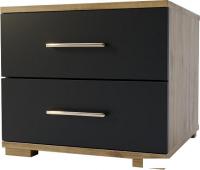 Тумба КМК Мебель 2Я Мишель 0961.16 (дуб наварра/антрацит)