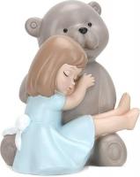 Статуэтка Fissman Девочка с большим медведем 0265