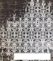 Ковер для жилой комнаты Flora Leo 160x230 (черный/белый)