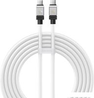 Кабель Baseus CoolPlay Series Fast Charging Data Cable 100W USB Type-C - USB Type-C (2 м, белый)
