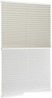Плиссе Delfa Basic Crush СПШ-35101/3504 Basic Transparent (68x160, кремовый/белый)