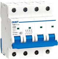 Выключатель автоматический Chint NB1-63 4P 10A 6kА C 179740