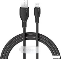 Кабель Baseus Pudding Series Fast Charging Cable 2.4A USB Type-A - Lightning (1.2 м, черный)