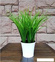 Искусственное растение Forgarden Осока высокая в белом горшке BN10599 35 см