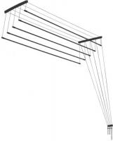 Сушилка для белья Comfort Alumin Group Потолочная 5 прутьев Black Diamond 160 см (алюминий)