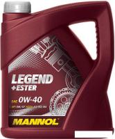 Моторное масло Mannol LEGEND+ESTER 0W-40 4л