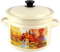 Кастрюля КМЗ Старая мельница 41704-122/6-У4 (слоновая кость)