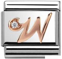 Звено для браслета NominatioN Буква W 430310/23