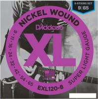 Струны для гитары D'Addario EXL-120-8